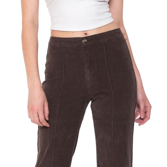 Angry Rabbit Corduroy Pin tuck detail Flare - Picture 4 of 5